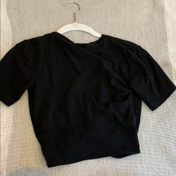 Black Crop Top - Picture 2 of 2